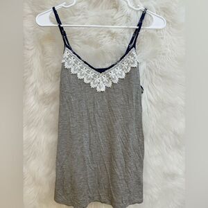 Daisy Fuentes lace tank top